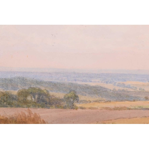 217 - Sutton Palmer (1854 - 1933), Nr Penn, Buckinghamshire, signed, watercolour, 25 x 36 cm, framed and g... 