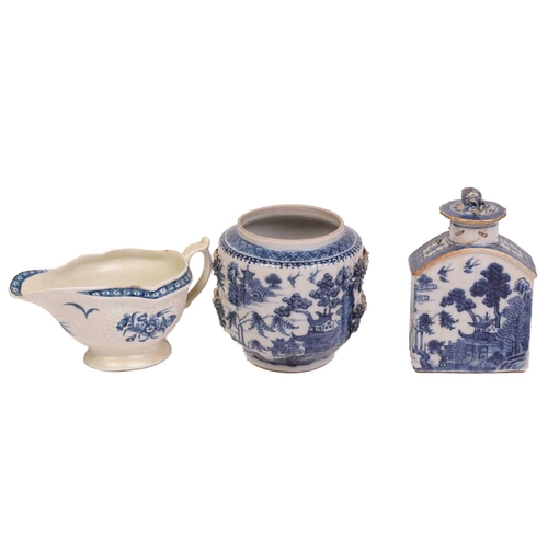 345 - A study collection of Chinese and Oriental blue and white porcelain including 18th-century dessert p... 