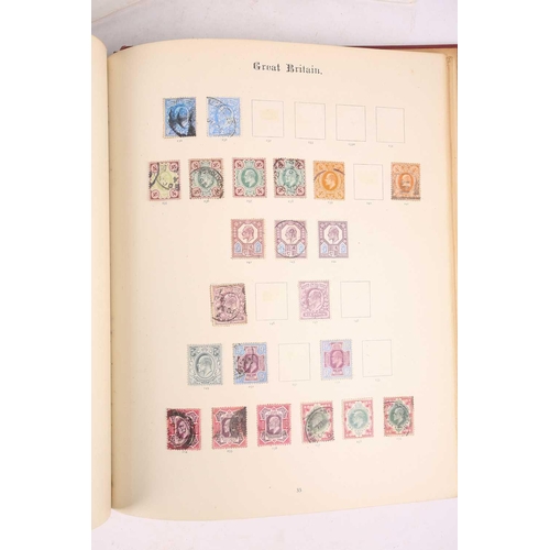 370 - A 'Windsor Loose-Leaf' stamp album, containing Great Britain issues to include 7 x Two Pence Blues, ... 