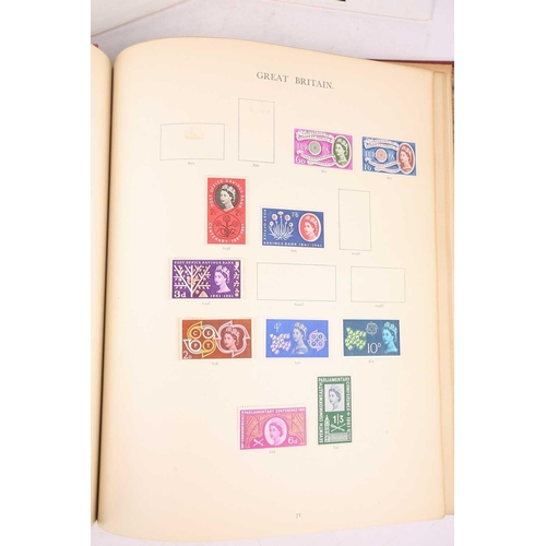 370 - A 'Windsor Loose-Leaf' stamp album, containing Great Britain issues to include 7 x Two Pence Blues, ... 