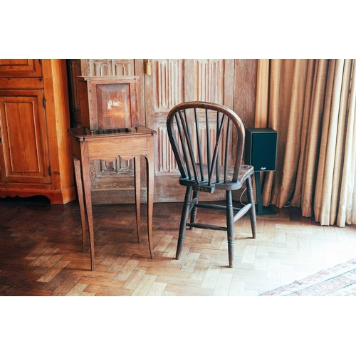 70 - A 19th century apprentice piece chest of five drawers, 27cm x 27 cm x 19 cm, together with a small 1... 