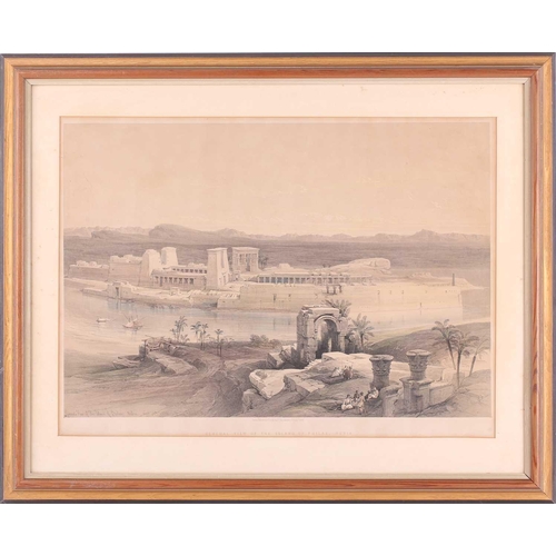 234 - After David Roberts (1796 - 1864), ten views of the Holy Land and Egypt comprising Hadjar Silsilis; ... 