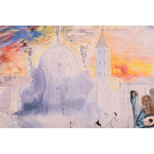 240 - † After Salvador Dali (1904-1989) 'Venice, 1949', numbered 769/800, giclée print on etching paper, c... 