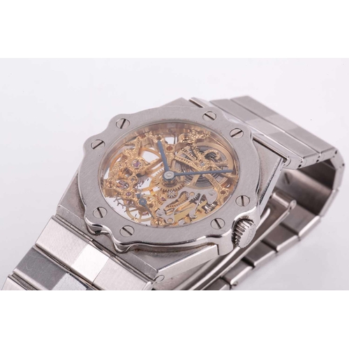 A Chopard Skeleton automatic lady's wristwatch