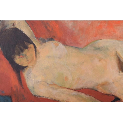 101 - † William Robinson Thomson (1926-1988), Reclining Nude, signed W Thomson, oil on canvas, 91 cm x 56 ... 