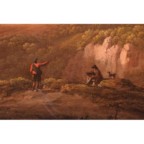 12 - Manner of Jane Nasmyth (1778-1867), An artist in the Highlands, oil on canvas, 70 cm x 91 cm, framed... 