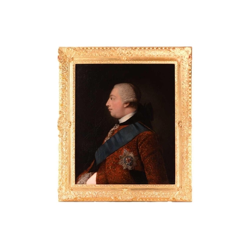 2 - Studio of Allan Ramsay (1713-1784), Portrait of George III (1738-1820), circa 1763, oil on canvas, 7... 