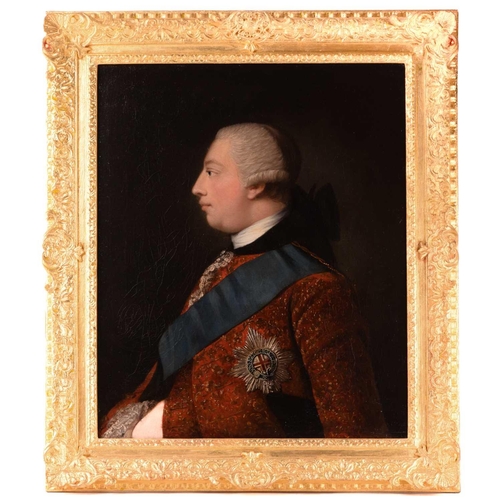 2 - Studio of Allan Ramsay (1713-1784), Portrait of George III (1738-1820), circa 1763, oil on canvas, 7... 