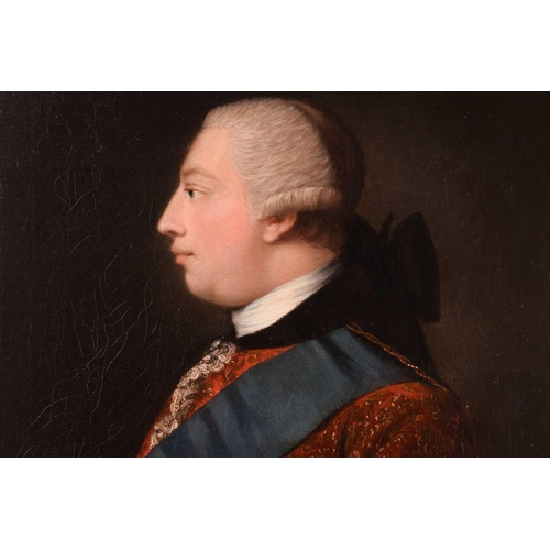 2 - Studio of Allan Ramsay (1713-1784), Portrait of George III (1738-1820), circa 1763, oil on canvas, 7... 