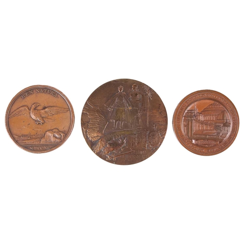 338 - 'International Exhibition of all Fine Arts Industries and Inventions', 1874, a bronze medal by G.T. ... 