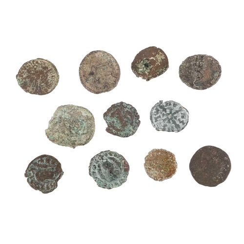 341 - A collection of Ethiopian Aksumite coins, 500-700 AD.