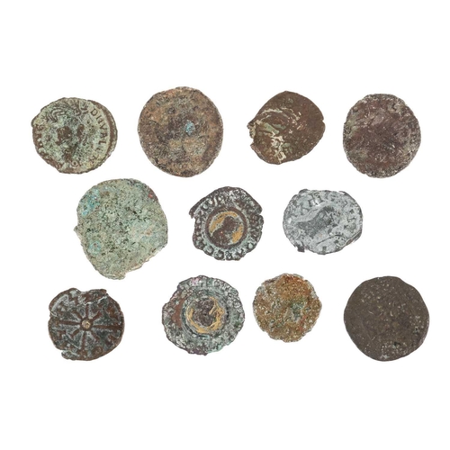 341 - A collection of Ethiopian Aksumite coins, 500-700 AD.