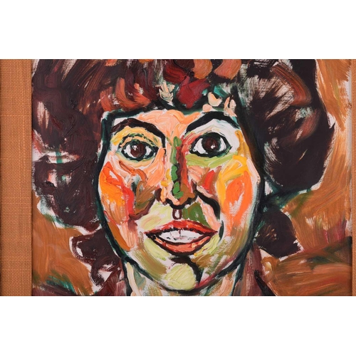 4 - † John Bratby (1928 - 1992) Portrait of Mrs Franks, signed and dated 1982, oil on canvas, 66 x 45 cm... 