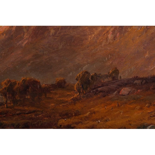 49 - Alfred De Breanski Snr (1852-1928), Head of Loch Lubnaig, signed oil on canvas, 59 cm x 89 cm, frame... 