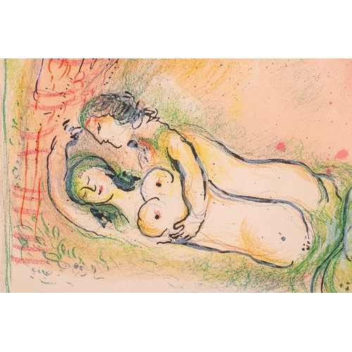 72 - † Marc Chagall (1887-1985), 'Oh Happy Bridegroom', from 'In the Land of the Gods' (plate XII), litho... 