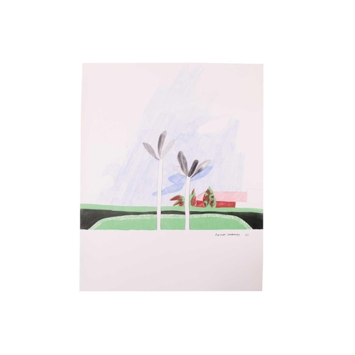 76 - † David Hockney (b.1937), California Scene (1966), signed in the print, lithograph on wove paper, 50... 