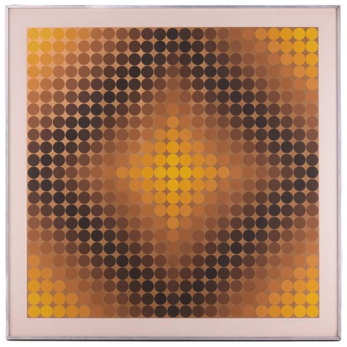 85 - † Victor Vasarely (1906 - 1997), Gold, signed and editioned in pencil Victor Vasarely 40/200, silksc... 