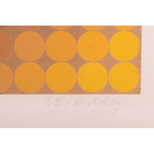 85 - † Victor Vasarely (1906 - 1997), Gold, signed and editioned in pencil Victor Vasarely 40/200, silksc... 