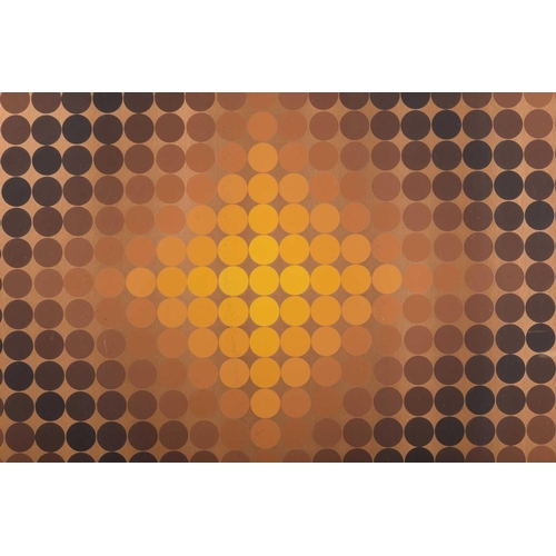 85 - † Victor Vasarely (1906 - 1997), Gold, signed and editioned in pencil Victor Vasarely 40/200, silksc... 