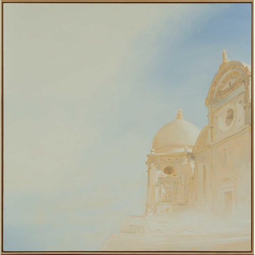 88 - † Roger de Montebello (b.1964) French, The Island of San Michele, signed and dated 2014 verso, oil o... 