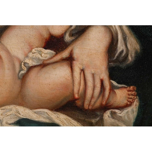 1 - After Anthony van Dyck (1599 -1641), Virgin and Child with Saint Catherine, oil on canvas, 51 x 45 c... 