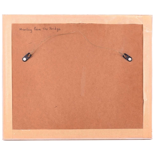 11 - Samuel Bateman (late19th - 20th century), Fireworks at Henley from the bridge, signed and dated 1896... 