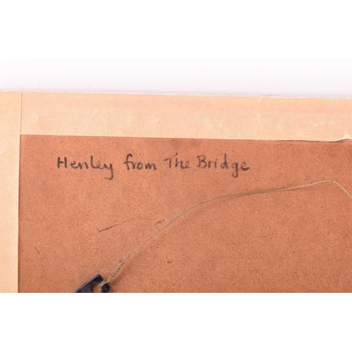 11 - Samuel Bateman (late19th - 20th century), Fireworks at Henley from the bridge, signed and dated 1896... 