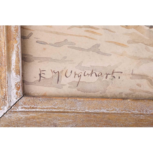 15 - Edith Mary Urquhart (1874-1945) Scottish, Market at Morlaix, signed, watercolour, 35 x 49.5 cm, fram... 