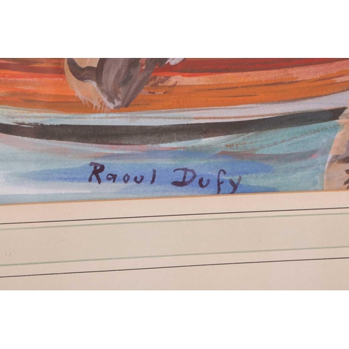 2 - † Raoul Dufy (1877 - 1953) French, still life of a jug and rabbit, signed, gouache and watercolour, ... 