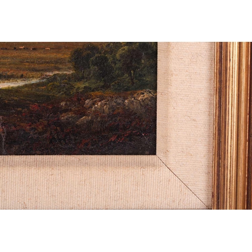 20 - † W.H. Pate? (20th century), Moorland landscape with cottages, indistinctly signed and dated July 19... 