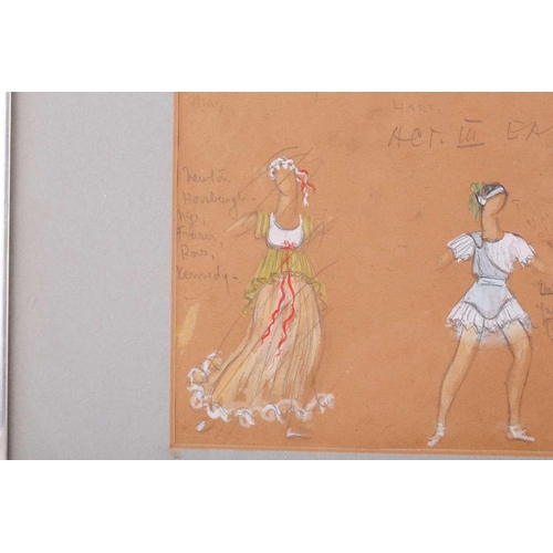 22 - 20th Century British School, Costume designs for the opera Orpheus and Eurydice by Gluck, Act III Ea... 