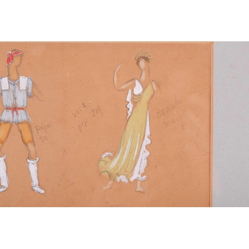 22 - 20th Century British School, Costume designs for the opera Orpheus and Eurydice by Gluck, Act III Ea... 