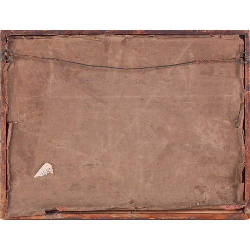 23 - 19th-century British school, A ship of the line in full sail with gun ports open in convoy, unsigned... 