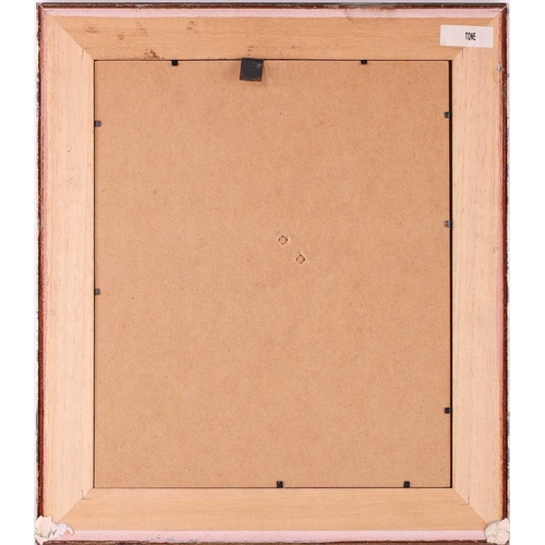 25 - † Robert Medley (1905-1994) 'Bathers', unsigned, labelled verso, oil on board, 30.5 x 25.5 cm, frame... 