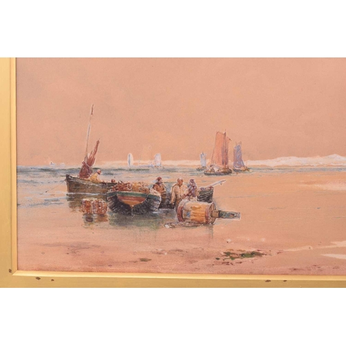 27 - 19th-century English school' 'Gypsy King - Pilot Boat, Deal '56', a beach scene, watercolour, 30.5 c... 