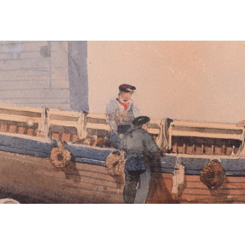 27 - 19th-century English school' 'Gypsy King - Pilot Boat, Deal '56', a beach scene, watercolour, 30.5 c... 