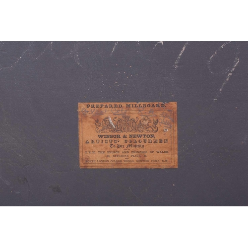 29 - George Vicat Cole (1833- 1893), Cornfield, monogrammed, oil on board, 40 cm x 52 cm, in a gilt frame... 