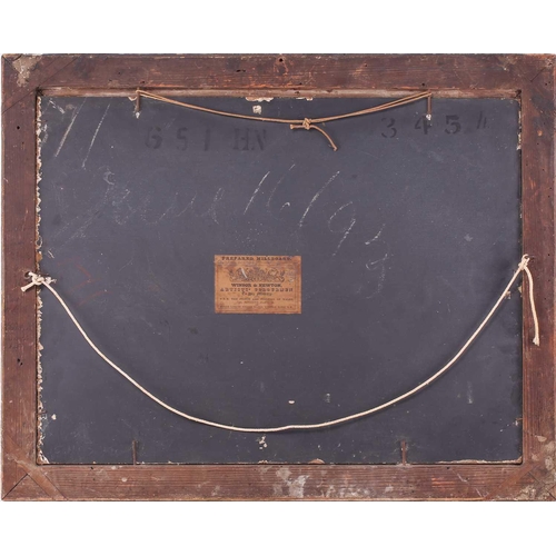 29 - George Vicat Cole (1833- 1893), Cornfield, monogrammed, oil on board, 40 cm x 52 cm, in a gilt frame... 