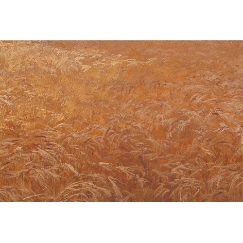 29 - George Vicat Cole (1833- 1893), Cornfield, monogrammed, oil on board, 40 cm x 52 cm, in a gilt frame... 