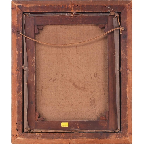 3 - Charles Sillem Lidderdale (1831 - 1895), portrait of a lady wearing a white scarf, monogrammed, oil ... 