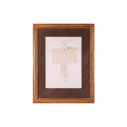 30 - † Yolanda Sonnabend (1935-2015), costume design, signed in pencil, pen and mixed media on paper, 37 ... 