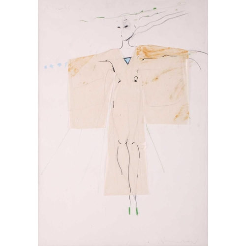 30 - † Yolanda Sonnabend (1935-2015), costume design, signed in pencil, pen and mixed media on paper, 37 ... 