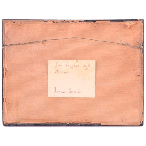 36 - Attributed to Giacomo Guardi (1764 - 1835), Four Venetian views including Piazza San Marco and Santa... 