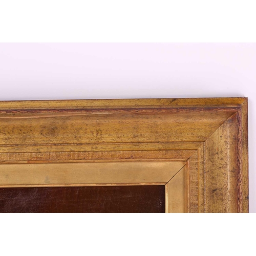 38 - Late 18th-century British school, Bust length portrait of David Garrick (1717-1779), unsigned, oil o... 