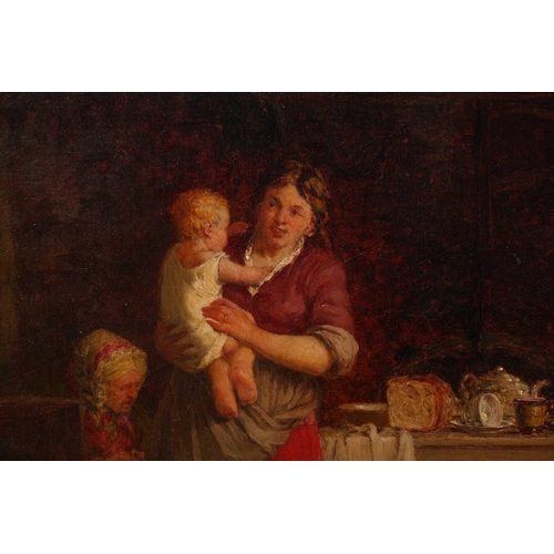 39 - William Magrath (1838 - 1918), 'Come to Your Daddy', oil on board, signed and dated 189?, 34 cm x 45... 