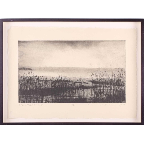 42 - † Norman Ackroyd (b.1938), Brancaster Sunset, signed and dated '05, titled and numbered 86/90 in pen... 