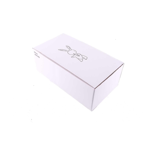 44 - 'Silver Rabbit', 2017 numbered 499/500, zinc alloy sculpture, 28 cm high, published by Editions Stud... 