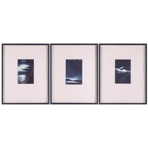 46 - † Juan Uslé (b.1954) Spanish, 'One More Night at Sea I', 'One More Night at Sea II' and 'One More Ni... 