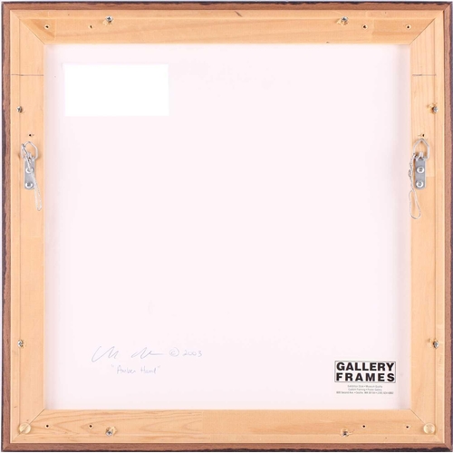 47 - † Ilda David (b.1955) Portuguese, Untitled (2022), unsigned, mixed media on canvas, 50 x 61 cm, fram... 