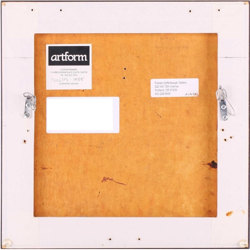 47 - † Ilda David (b.1955) Portuguese, Untitled (2022), unsigned, mixed media on canvas, 50 x 61 cm, fram... 